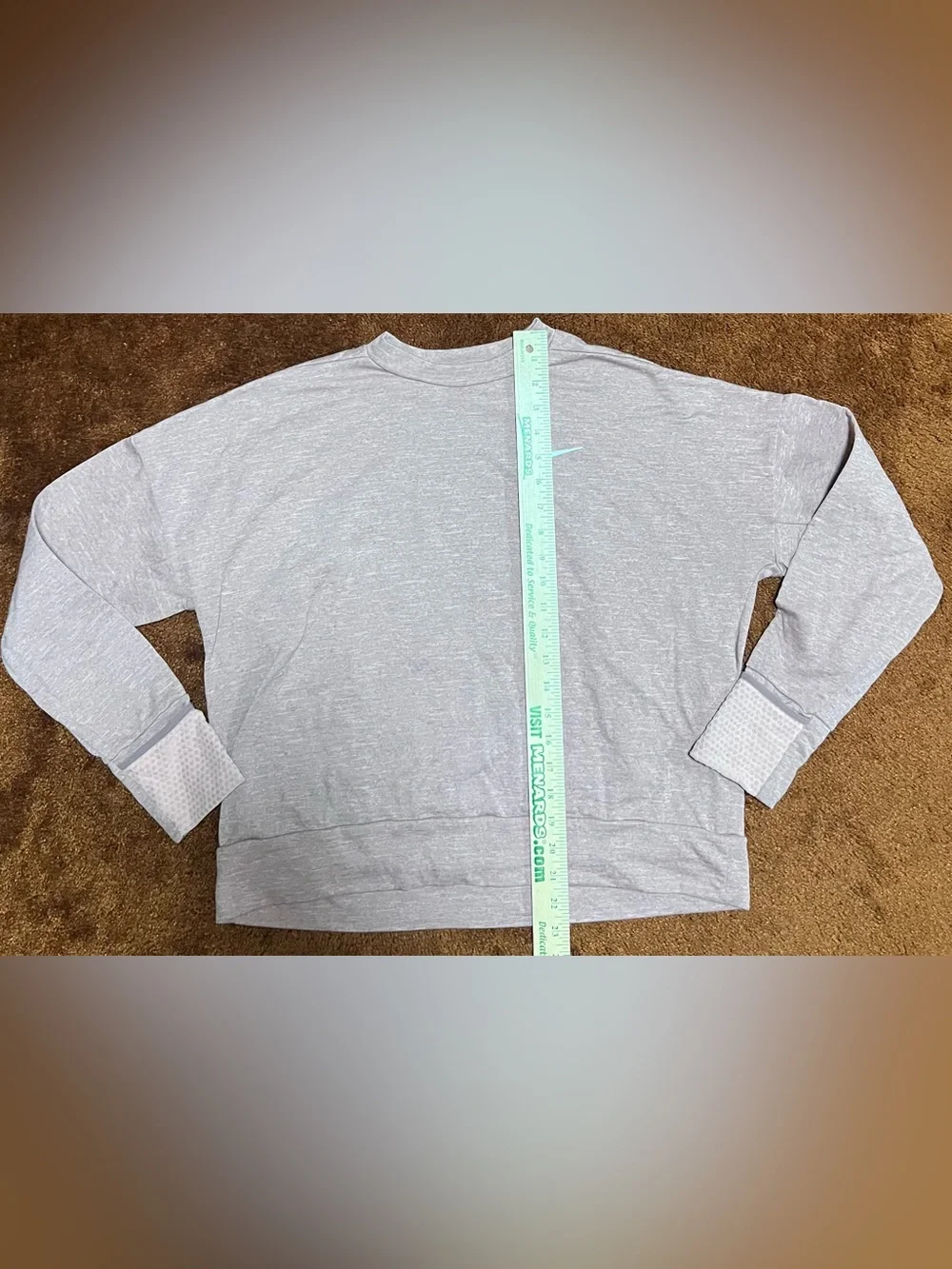 Nike Dark Pink long sleeve Tee with Swoosh